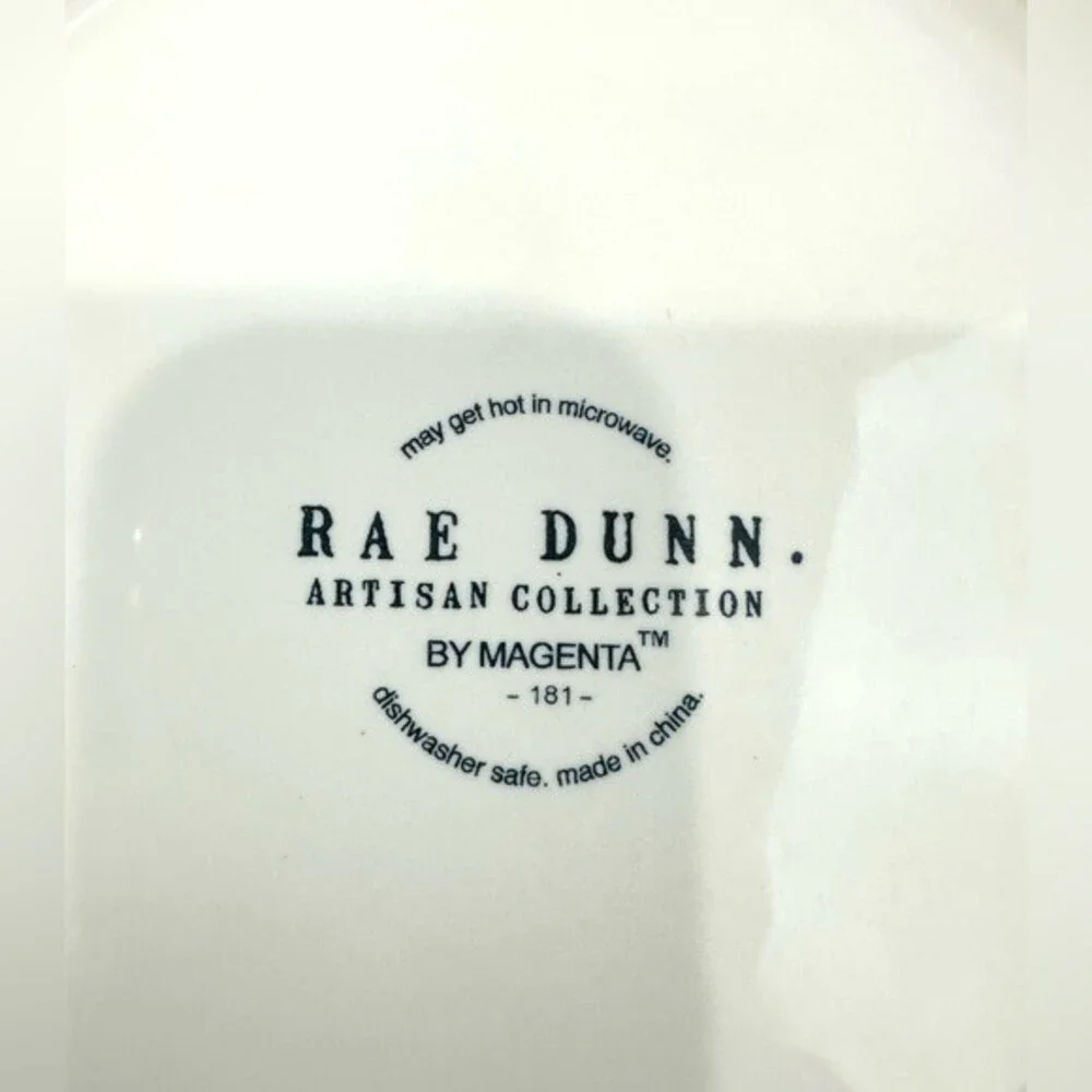 Rae Dunn Artisan Collection By Magenta Tea Pot White & Black